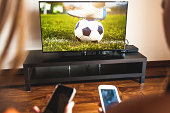 watching TV
