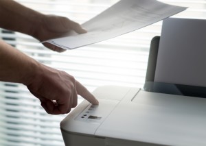 a fax machine